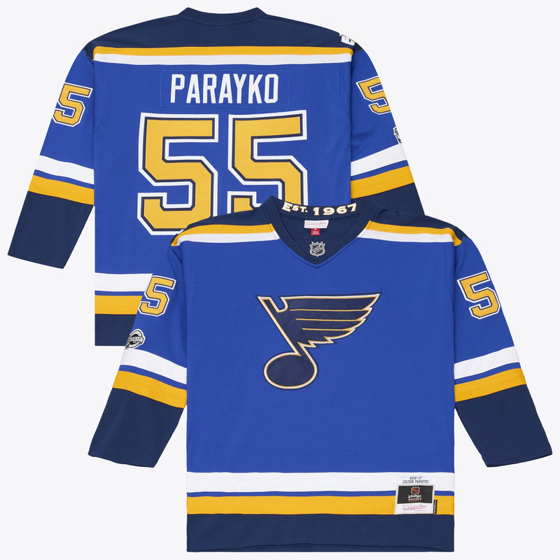 St. Louis Blues Colton Parayko Blue jersey – view 1