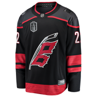 Carolina Hurricanes Logan Stankoven Fanatics Black 2026 Stanley Cup Final Home Breakaway Jersey