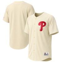 Philadelphia Phillies Stitches Cream Fashion Jersey