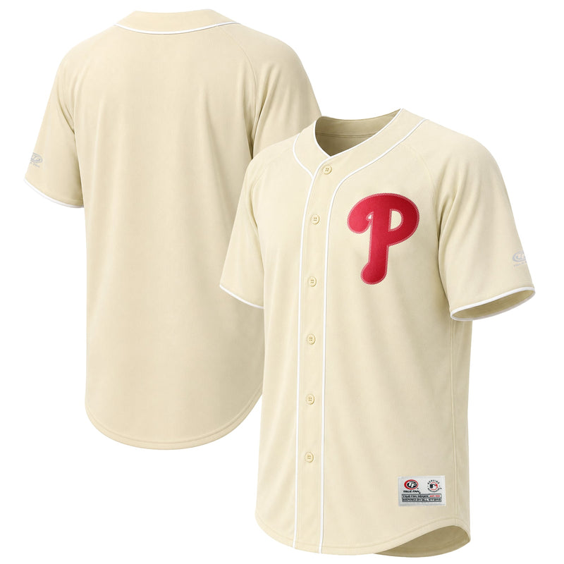 Philadelphia Phillies Stitches Cream Fashion Jersey