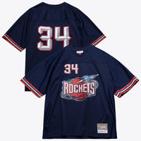 Houston Rockets Mitchell & Ness Hakeem Olajuwon Audible Fashion Jersey - Blue