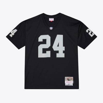 Oakland Raiders Marshawn Lynch Mitchell & Ness Black Legacy Replica Jersey