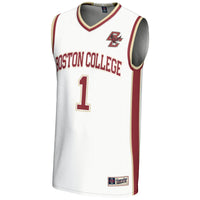 #1 Boston College Eagles GameDay Greats Lightweight Basketball Jersey - White
