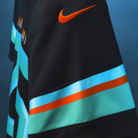 Miami Dolphins Dan Marino Nike Navy Rivalries Collection Printed Limited Jersey