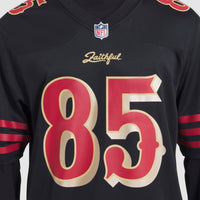 San Francisco 49ers George Kittle Nike Black Rivalries Collection Game Jersey