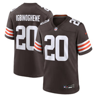 Cleveland Browns Noah Igbinoghene Brown jersey – view 1