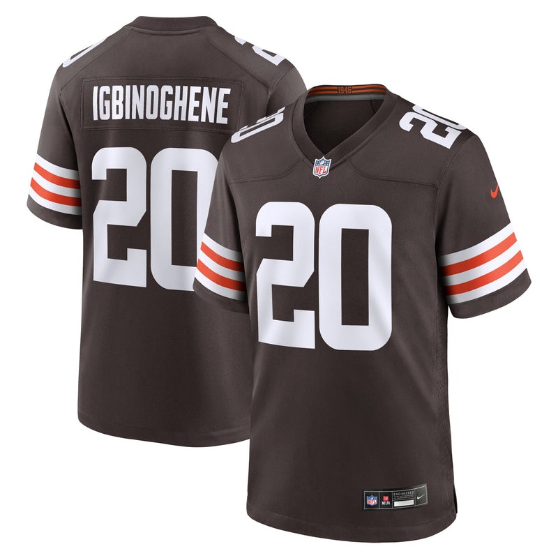 Cleveland Browns Noah Igbinoghene Brown jersey – view 1