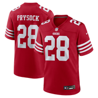 San Francisco 49ers Ephesians Prysock Nike Scarlet Team Game Jersey