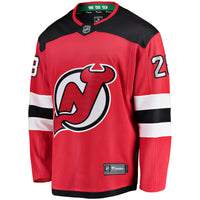 New Jersey Devils Timo Meier Fanatics Red Home Breakaway Jersey
