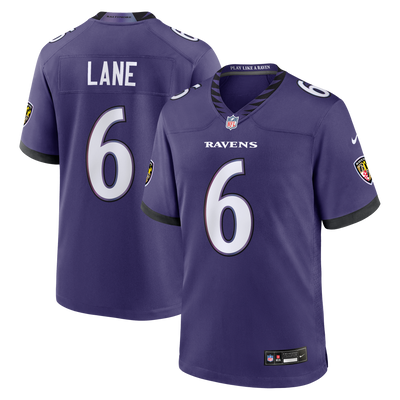 Baltimore Ravens Ja'Kobi Lane Nike Purple Team Game Jersey