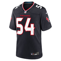 Houston Texans Jarrett Patterson Nike Navy Team Game Jersey