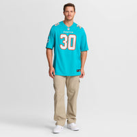 Miami Dolphins Kaytron Allen Aqua jersey – view 2