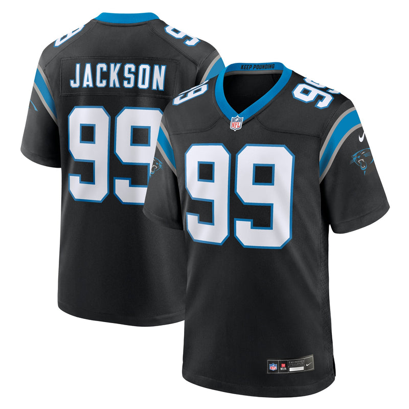 Carolina Panthers Cam Jackson Black jersey – view 1