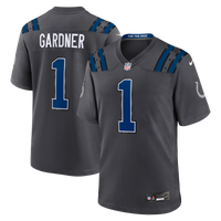 Indianapolis Colts Ahmad Sauce Gardner Nike Anthracite 2026 Rivalries Collection Game Jersey