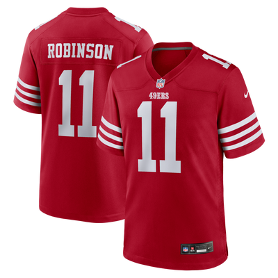 San Francisco 49ers Demarcus Robinson Nike Scarlet Team Game Jersey