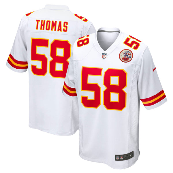 Kansas City Chiefs Derrick Thomas Nike White Retired Player Game Jersey