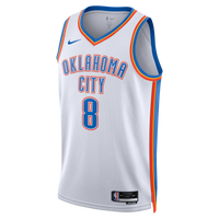 Oklahoma City Thunder Nike Association Edition Swingman Jersey - White - Jalen Williams -