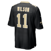 New Orleans Saints Zach Wilson Nike Black Team Game Jersey