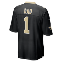 New Orleans Saints Number 1 Dad Nike Black Game Jersey