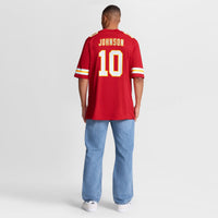 Kansas City Chiefs Emmett Johnson Red jersey – view 3