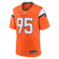 Denver Broncos Sai'vion Jones Nike Orange Team Game Jersey