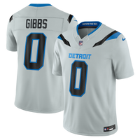 Detroit Lions Jahmyr Gibbs Nike Silver 2026 Rivalries Collection Printed Limited Jersey