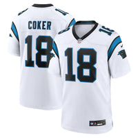 Carolina Panthers Jalen Coker White jersey – view 1