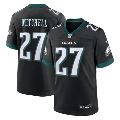 Philadelphia Eagles Quinyon Mitchell Nike Black Alternate Game Jersey