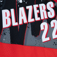 Portland Trail Blazers Mitchell & Ness Clyde Drexler 1991 Hyper Hoops Swingman Jersey - Black