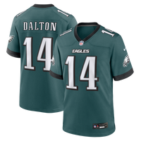 Philadelphia Eagles Andy Dalton Nike Midnight Green Team Game Jersey