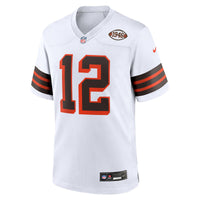Cleveland Browns Denzel Boston White jersey – view 2