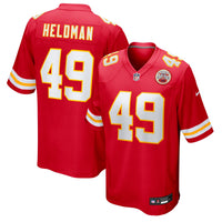 Kansas City Chiefs Michael Heldman Red jersey – view 1