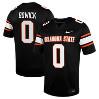 Justin Bowick Oklahoma State Cowboys Nike Alternate Game Jersey - Black