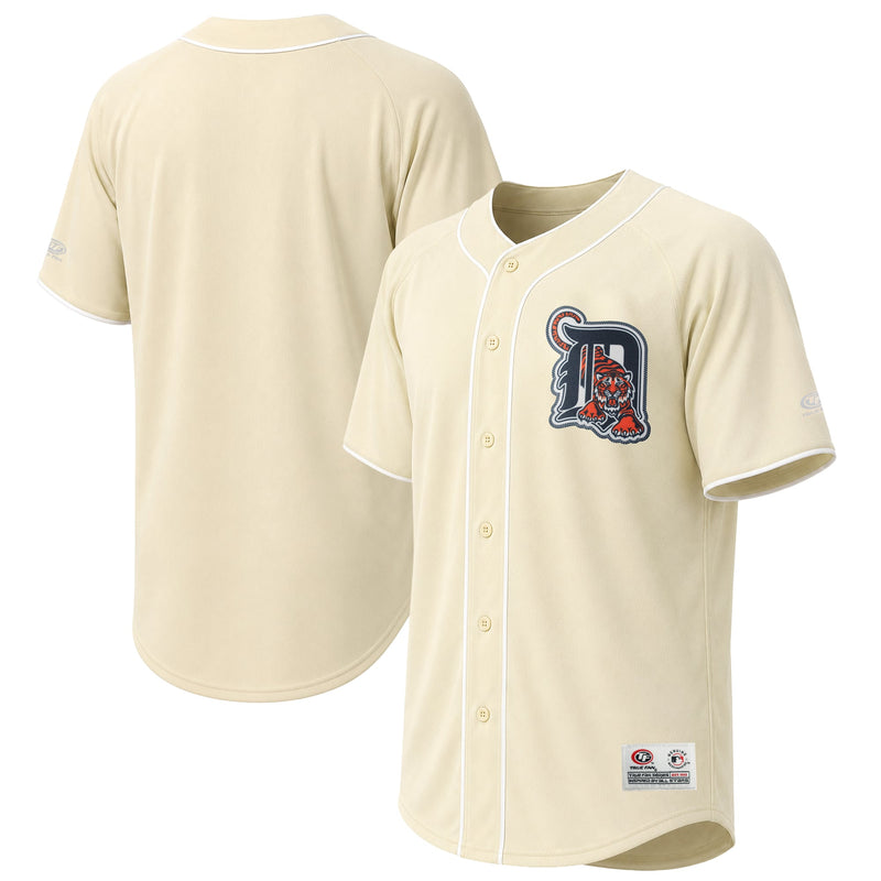 Detroit Tigers Stitches Cream Fashion Jersey
