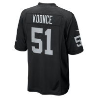 Las Vegas Raiders Malcolm Koonce Nike Black Game Jersey