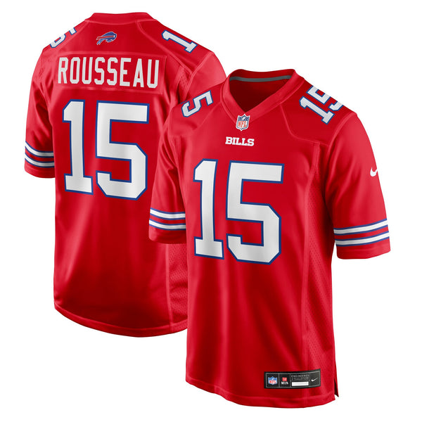 Buffalo Bills Gregory Rousseau Nike Red Game Jersey