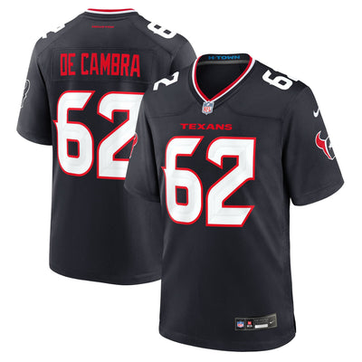 Houston Texans Ka'ena De Cambra Nike Navy Team Game Jersey