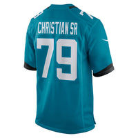Jacksonville Jaguars Geron Christian Sr. Teal jersey – view 5