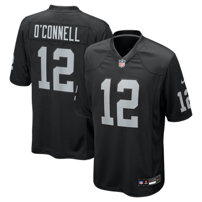 Las Vegas Raiders Aidan O'Connell Nike Black Team Game Jersey