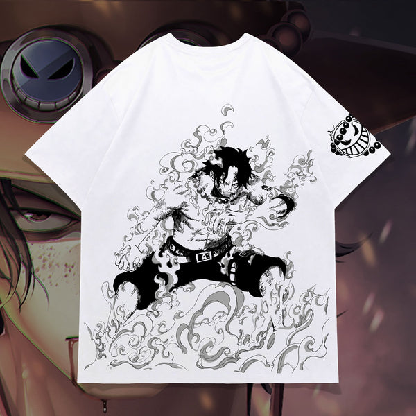 Fire Fist Ace - One Piece Oversized Tee