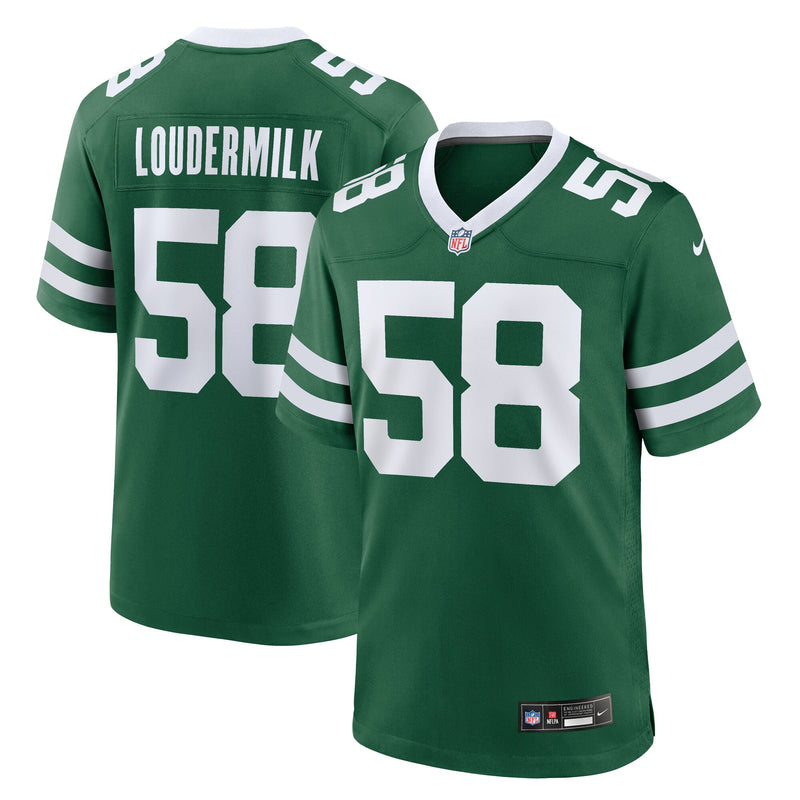 New York Jets Isaiahh Loudermilk Green jersey – view 1