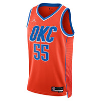 Oklahoma City Thunder Jordan Brand Statement Edition Swingman Jersey - Orange - Isaiah Hartenstein -