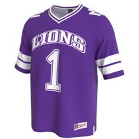 North Alabama Lions GameDay Greats Lightweight Collegiate Football Fashion Jersey - Purple