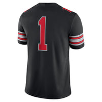 #1 Ohio State Buckeyes Nike Alternate Game Football Jersey - Black