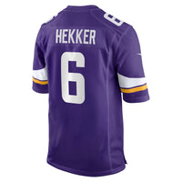Minnesota Vikings Johnny Hekker Purple jersey – view 5