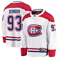 Montreal Canadiens Ivan Demidov White jersey – view 2