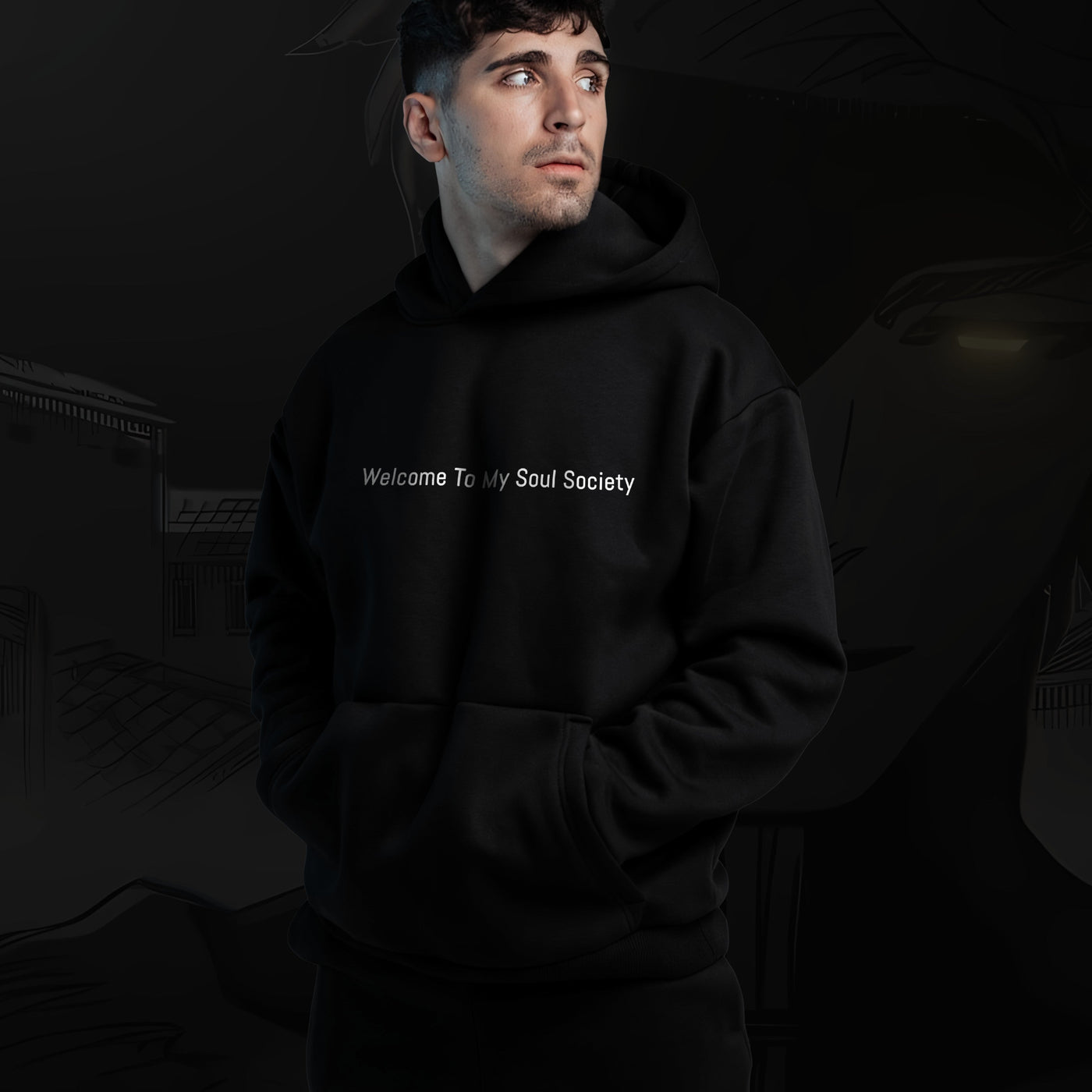 Aizen Oversized Hoodie