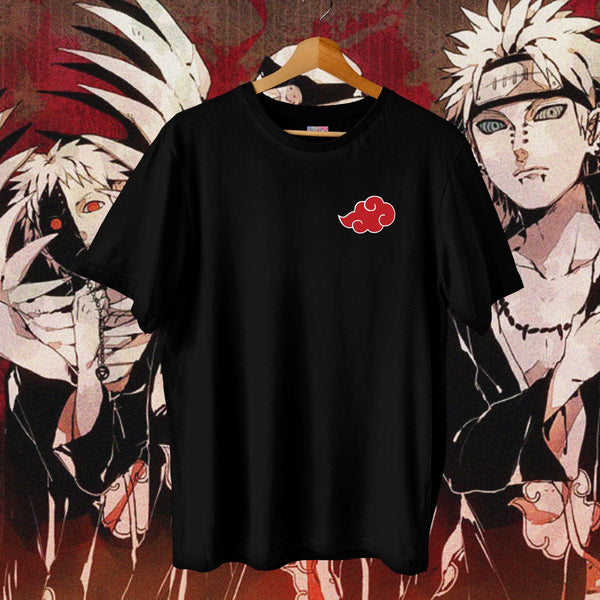 Akatsuki Cloud Emblem Black - Naruto Oversized Tee
