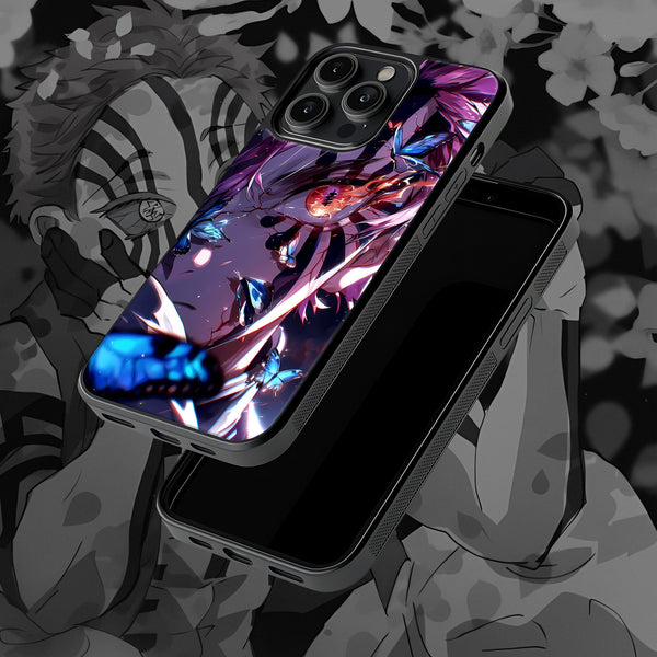 Upper Moon Butterfly Eye Portrait - Demon Slayer Phone Case
