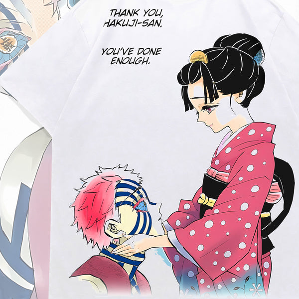 Akaza x Koyuki: Eternal Redemption - Demon Slayer Oversized Tee